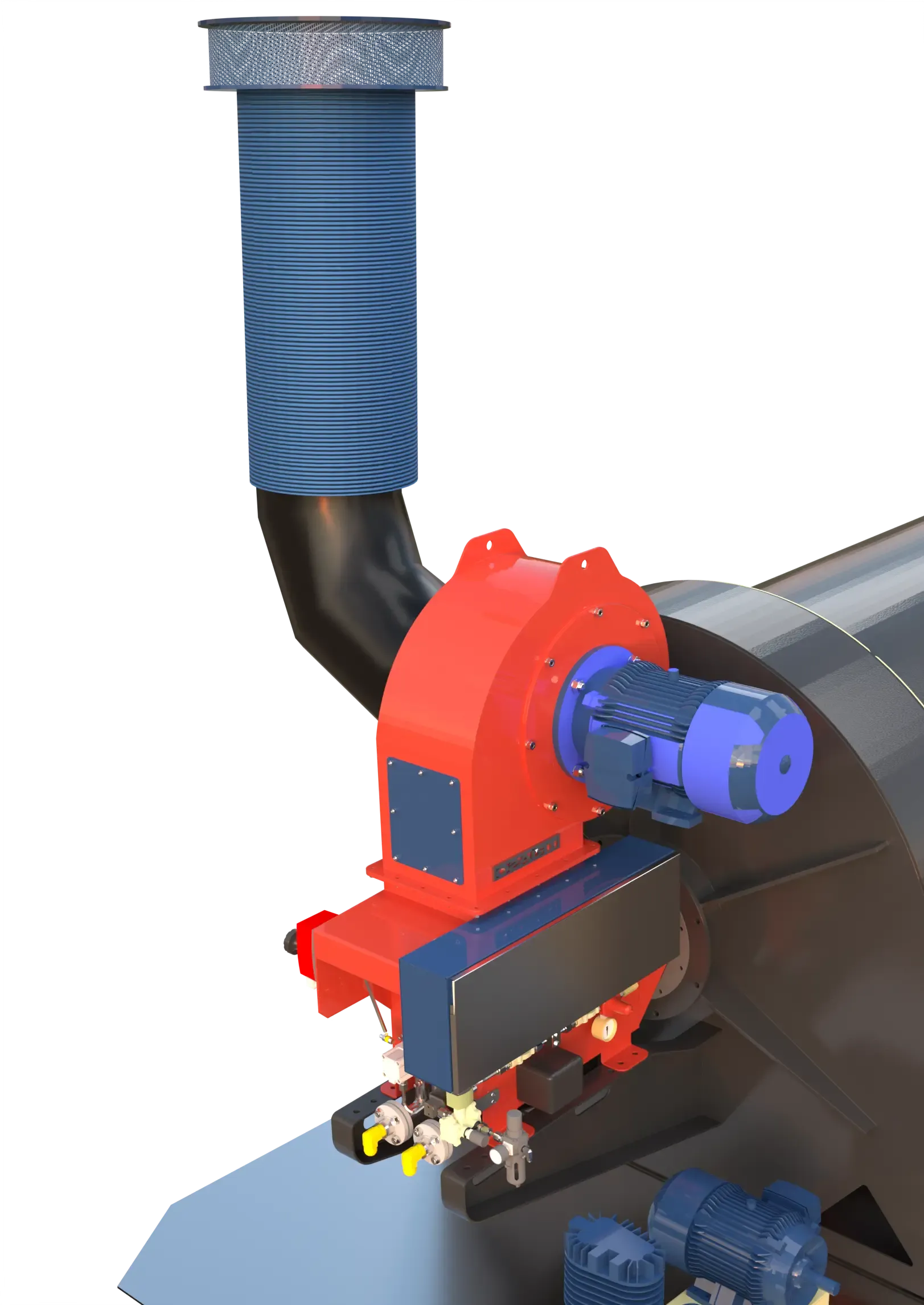Burner muffler