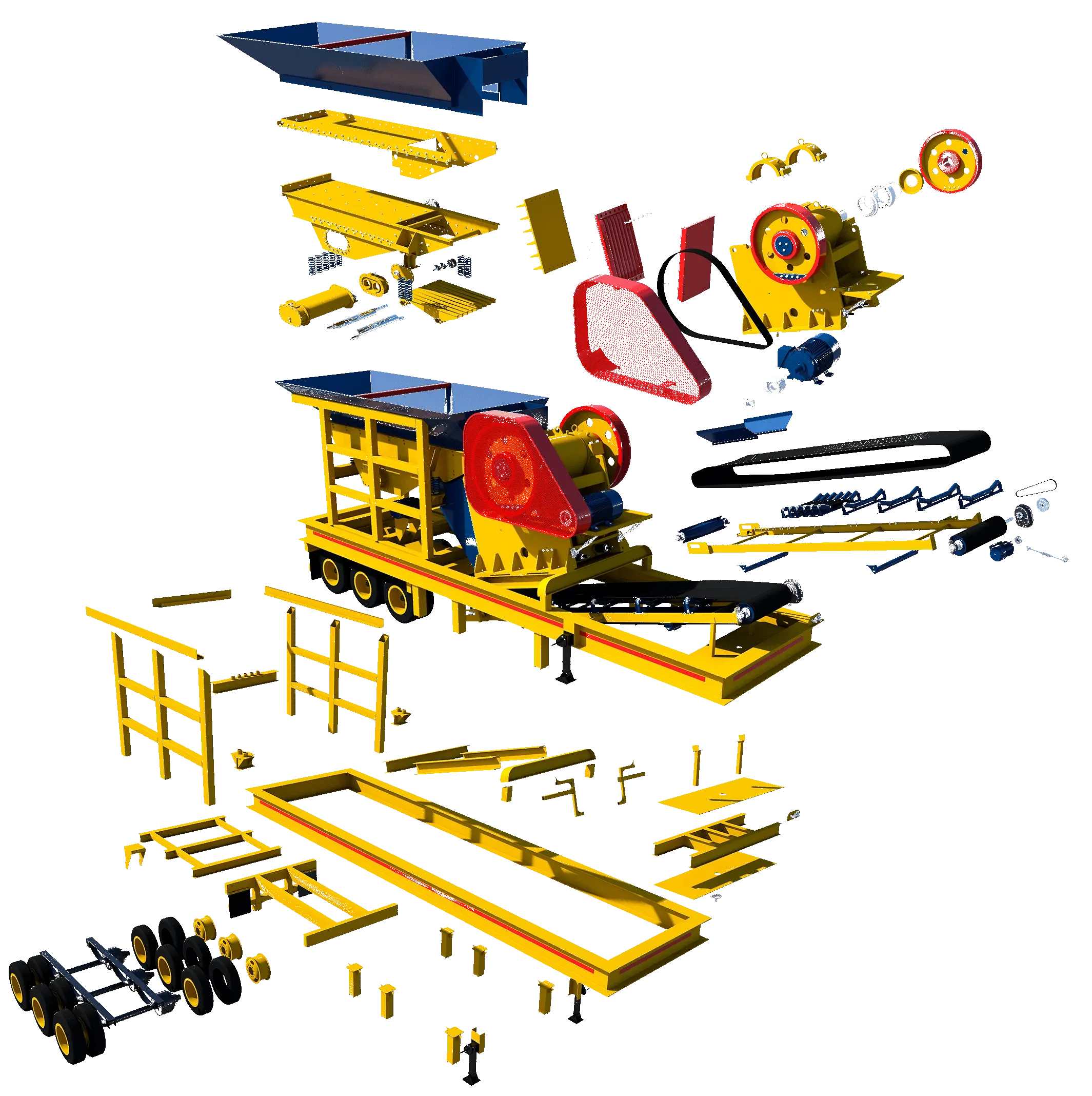 Rock Crusher pieces