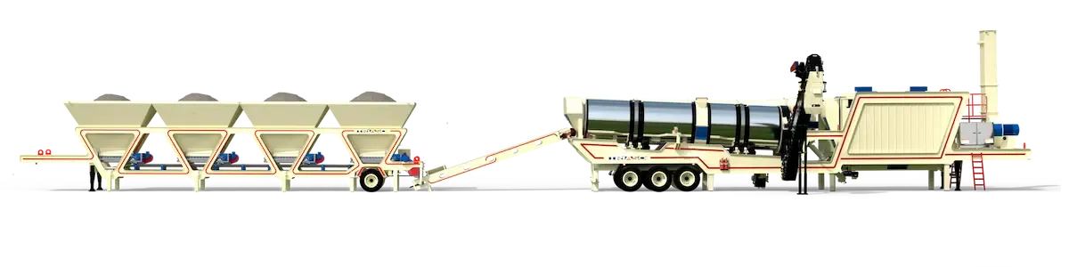 Drum Mixer machine with vibrating mixers